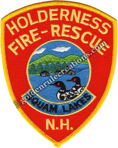 Custom embroidered Holderness Fire-Rescue, NH patch