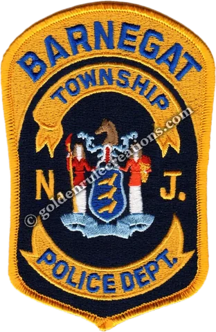Custom embroidered Barnegat Township Police Department, NJ patch