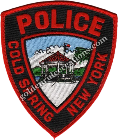Custom embroidered Cold Spring Police, NY patch