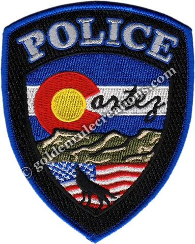 Custom embroidered Cortez Police, CO patch