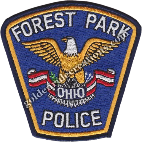 Custom embroidered Forest Park Police, OH patch