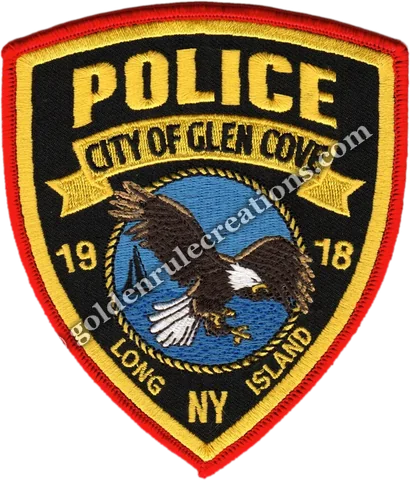Custom embroidered Glen Cove Police, NY patch