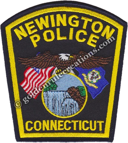 Custom embroidered Newington Police, CT patch