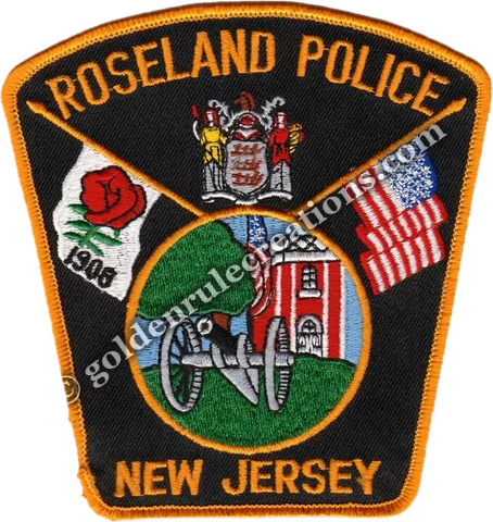 Custom embroidered Roseland Police, NJ patch