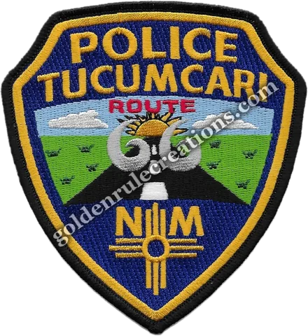 Custom embroidered Tucumcari Police, NM patch
