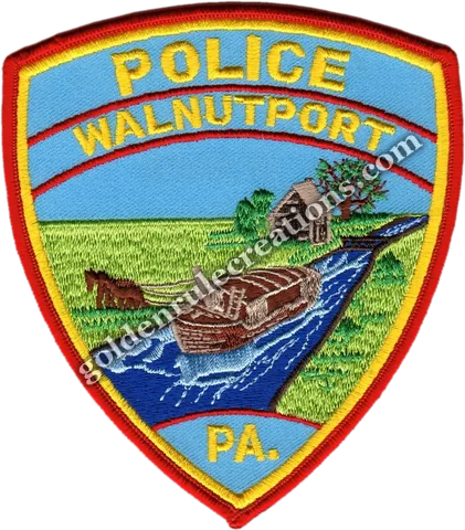 Custom embroidered Walnutport Police, PA patch